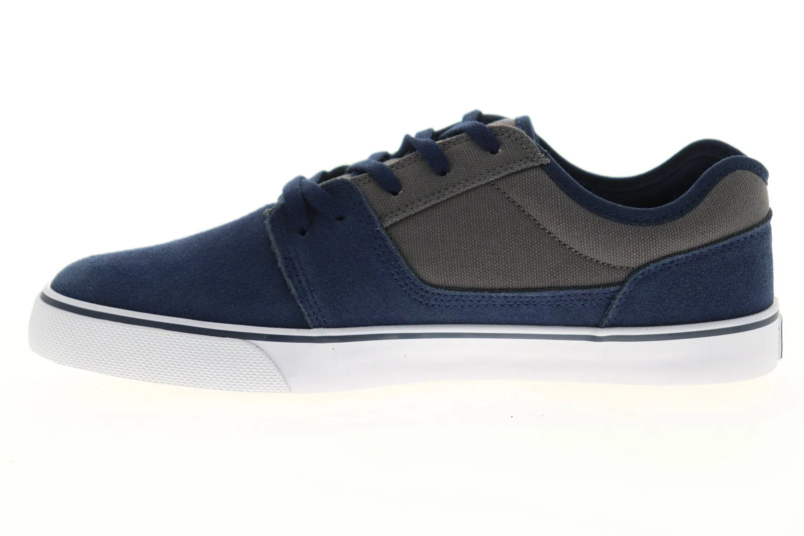 DC Tonik 302905 Men's Blue Suede Skate Sneakers