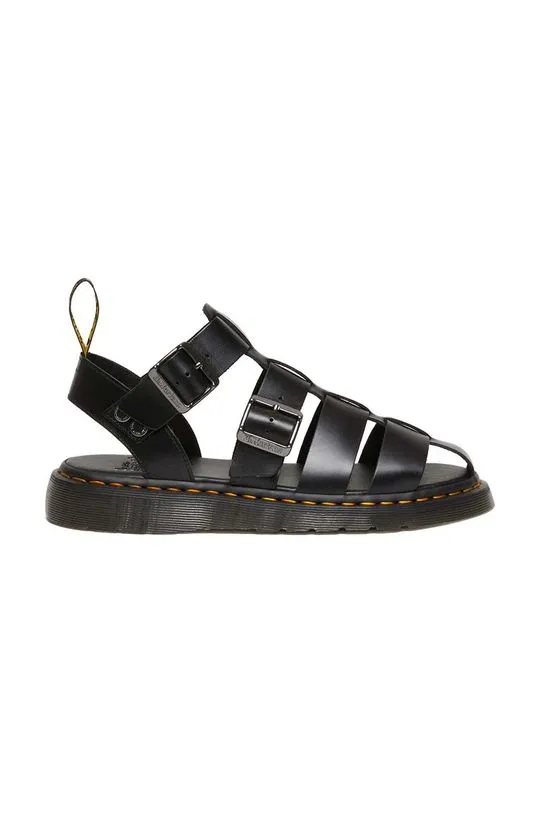 Dr. Martens Women's Garin Leather Sandals in Black