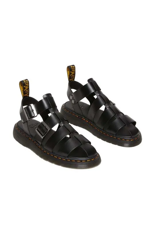 Dr. Martens Women's Garin Leather Sandals in Black