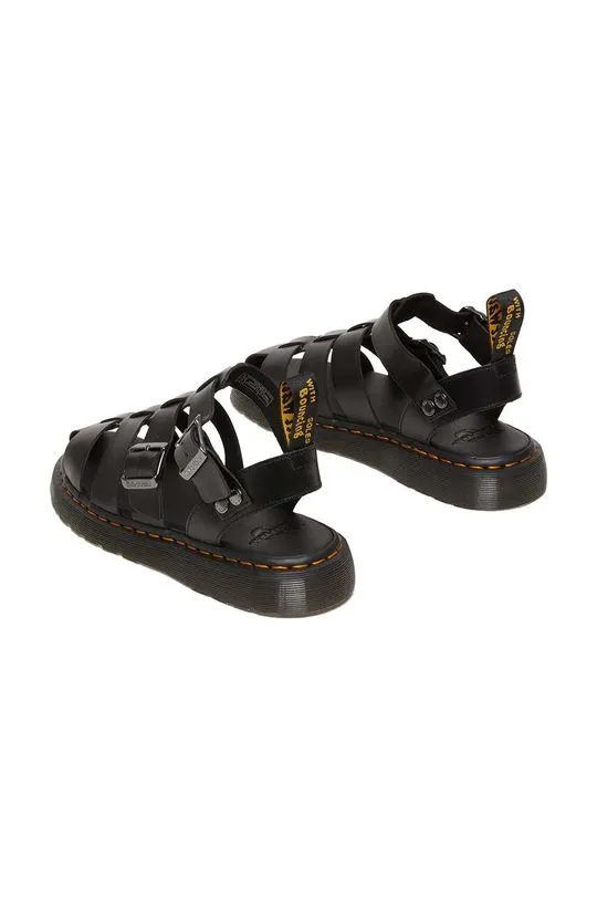 Dr. Martens Women's Garin Leather Sandals in Black