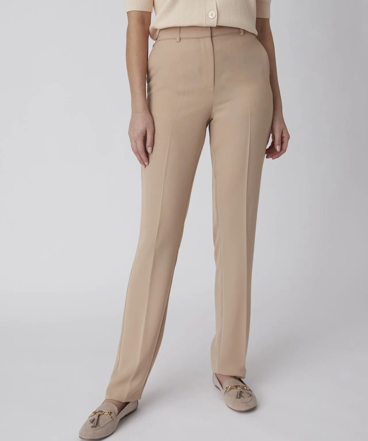 Easy-care Straight-leg Pants