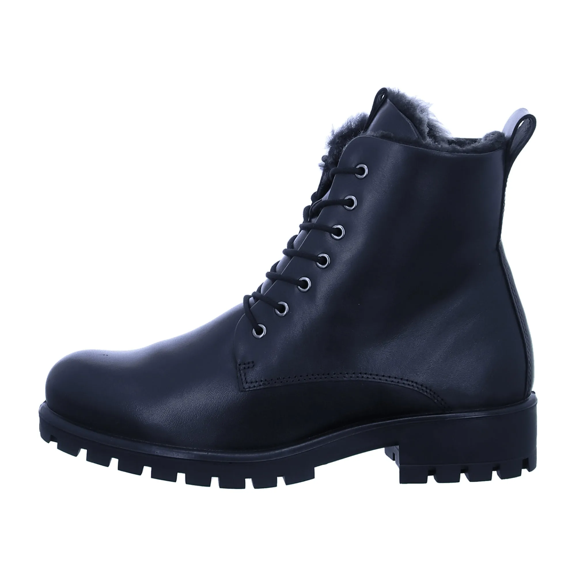 Ecco Modtray Black Mid Cut Boots - Stylish and Durable