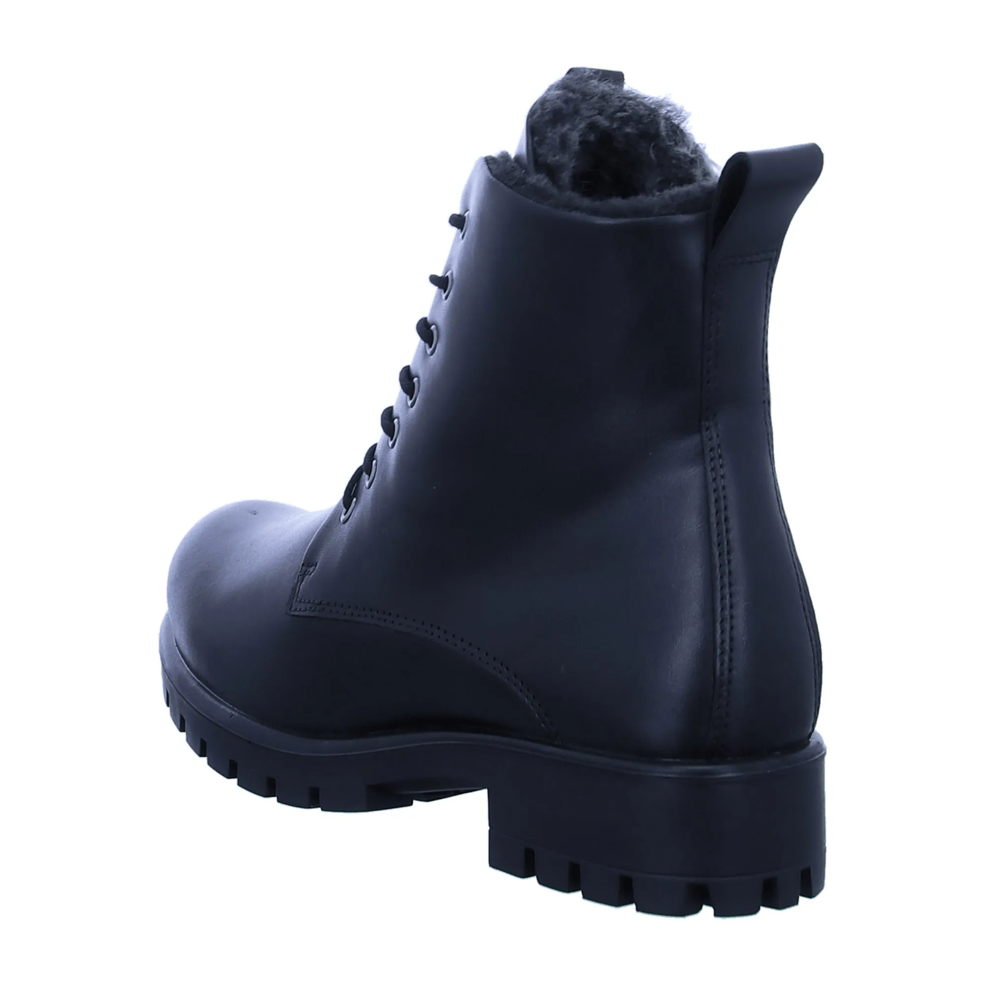 Ecco Modtray Black Mid Cut Boots - Stylish and Durable