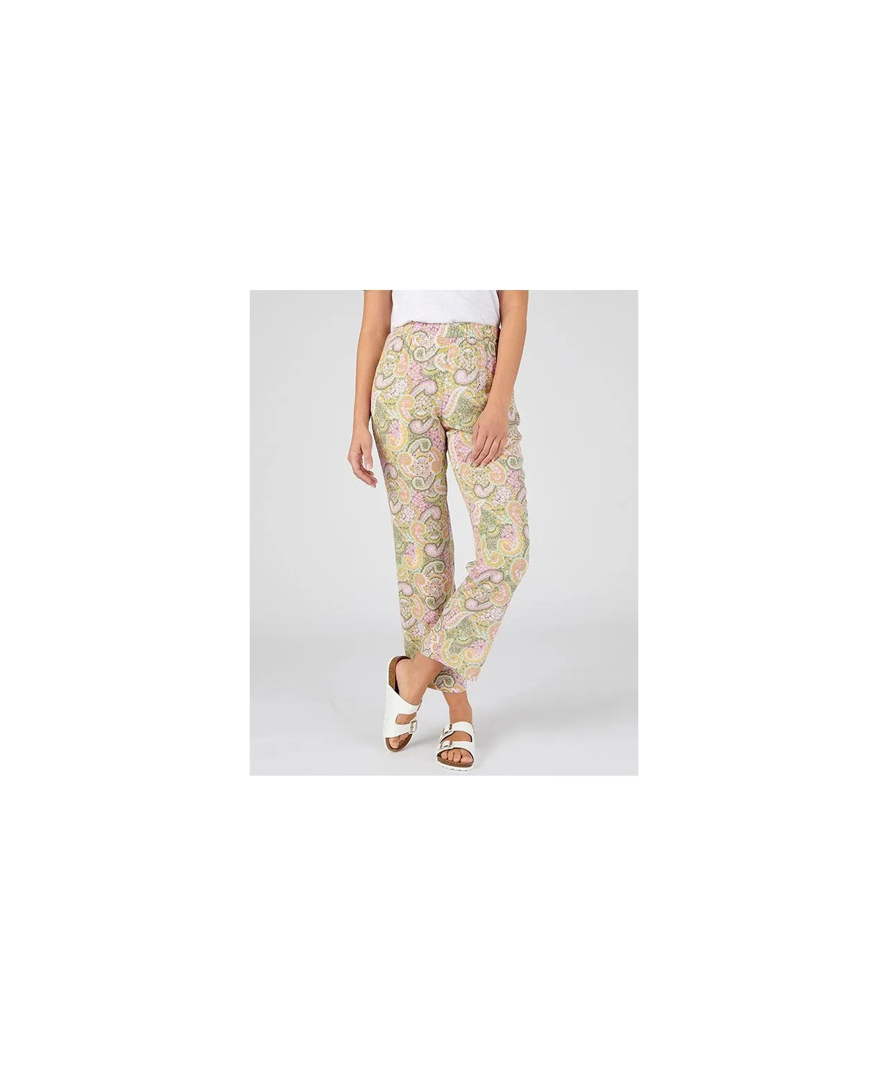 Ecovero Paisley Print Trousers