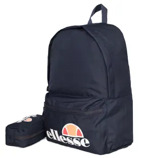 Ellesse Rolby School Backpack & Pencil Case in Navy