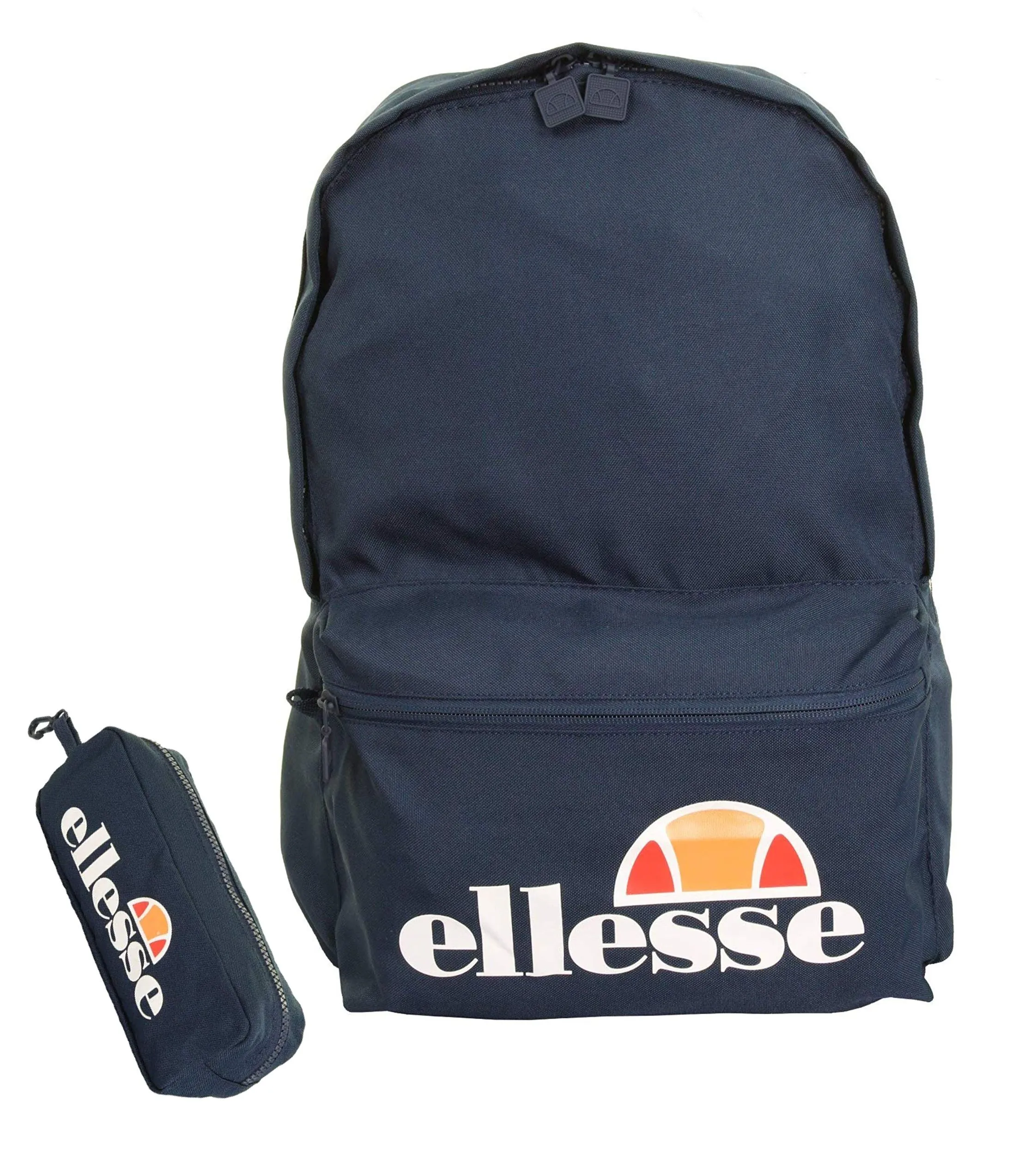 Ellesse Rolby School Backpack & Pencil Case in Navy