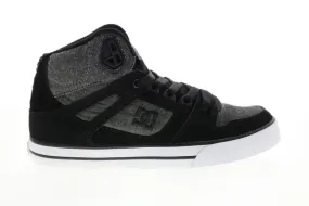 Gray DC Pure High-Top Skate Sneakers for Men - ADYS400043.