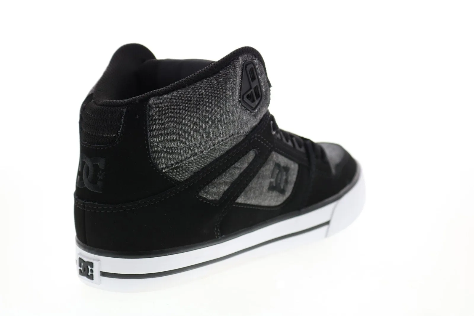 Gray DC Pure High-Top Skate Sneakers for Men - ADYS400043.