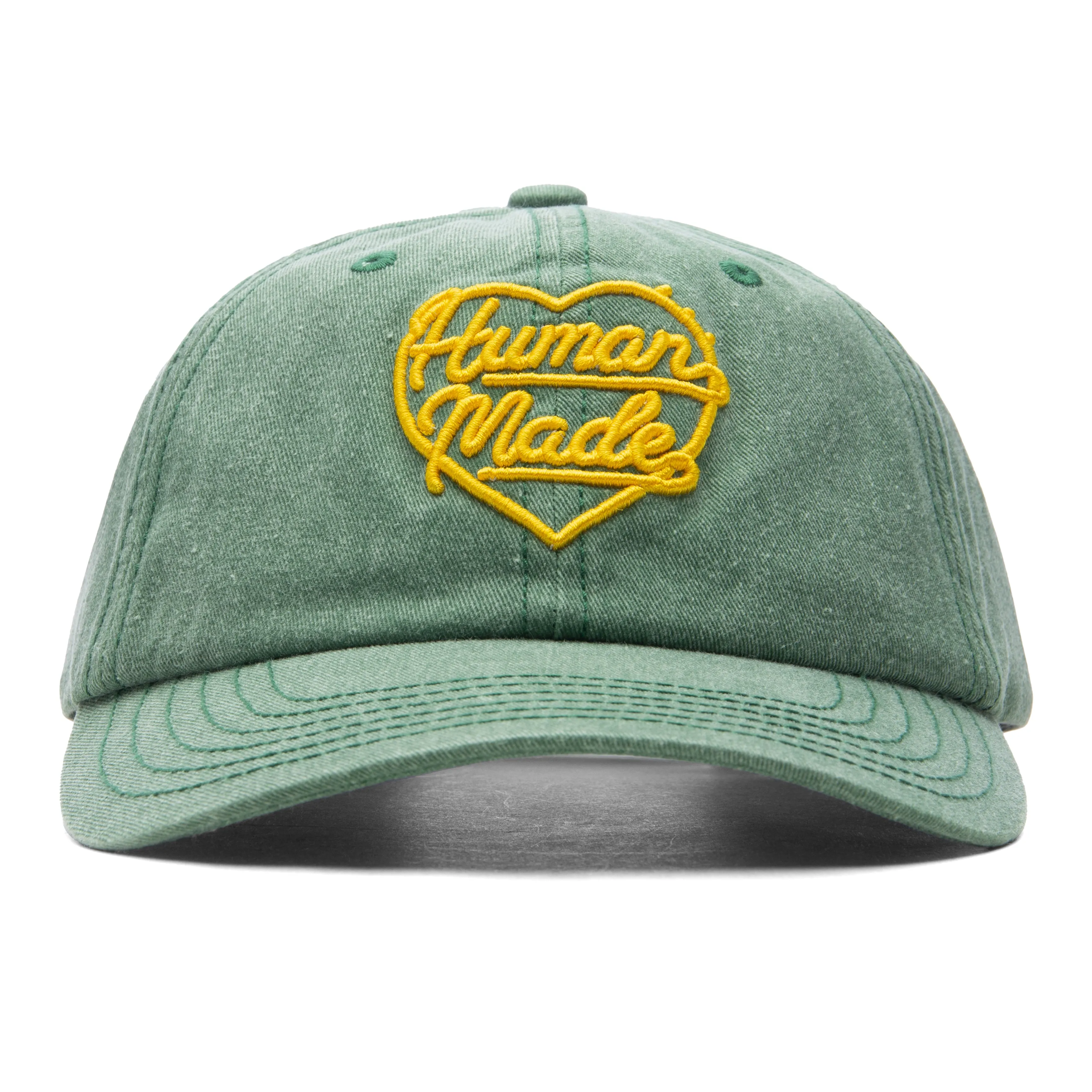 Green 6 Panel Cap - Top Choice