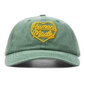 Green 6 Panel Cap - Top Choice