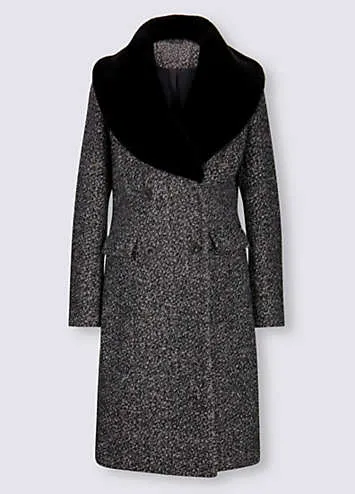 Heine Boucle Coat Grattan