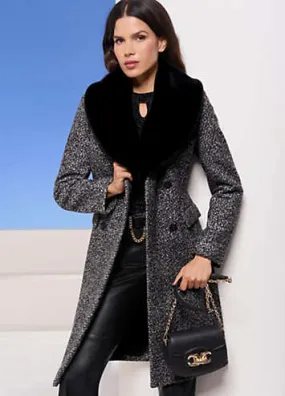 Heine Boucle Coat Grattan