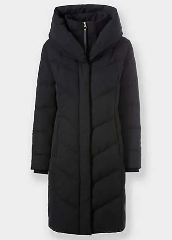 Heine Hooded Quilted Jacket | Kaleidoscope - Shop Now