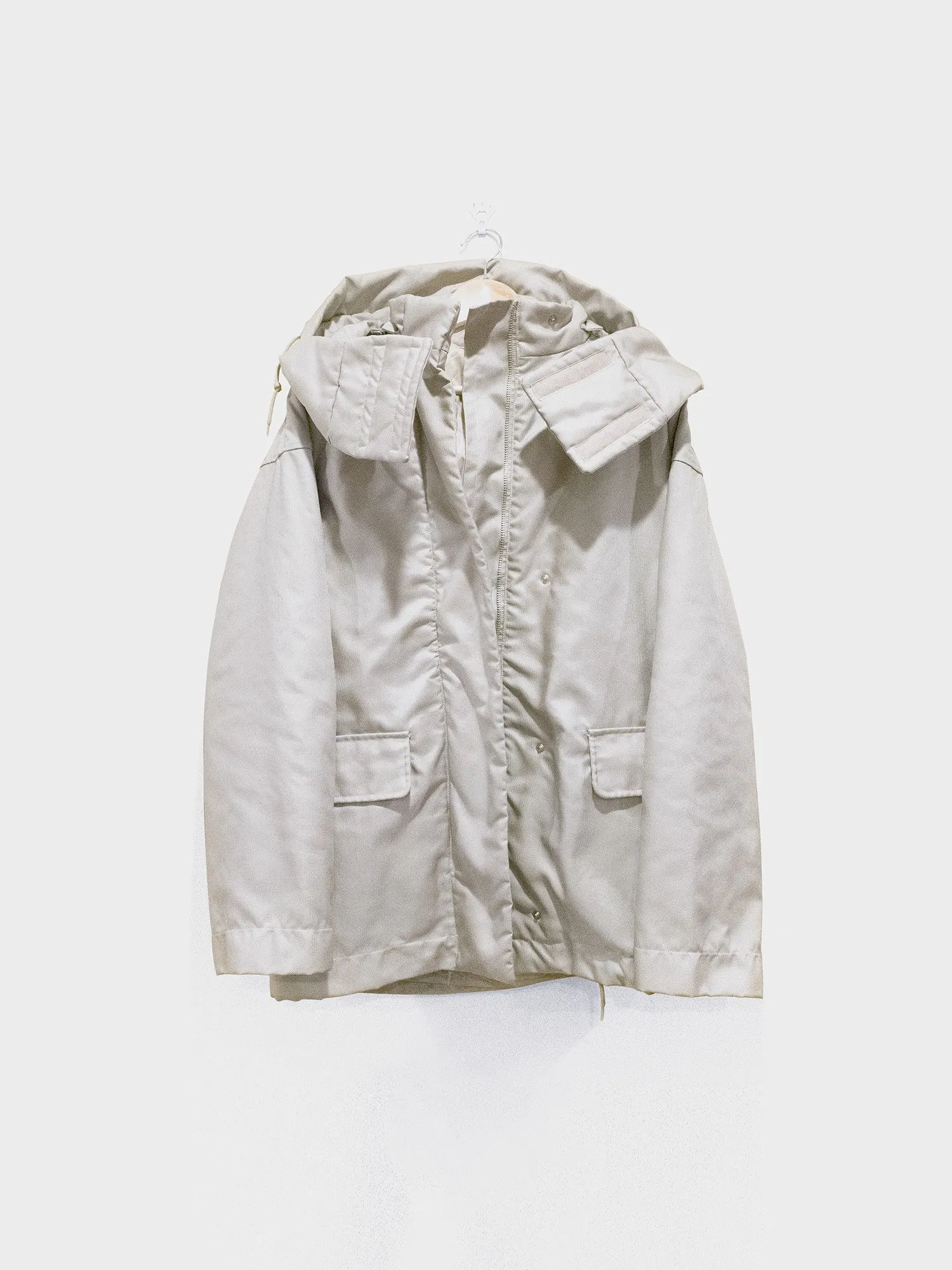 Helmut Lang AW99 Ballistic Nylon Eskimo Parka - Winter Jacket 1999 Cybernetic Collection