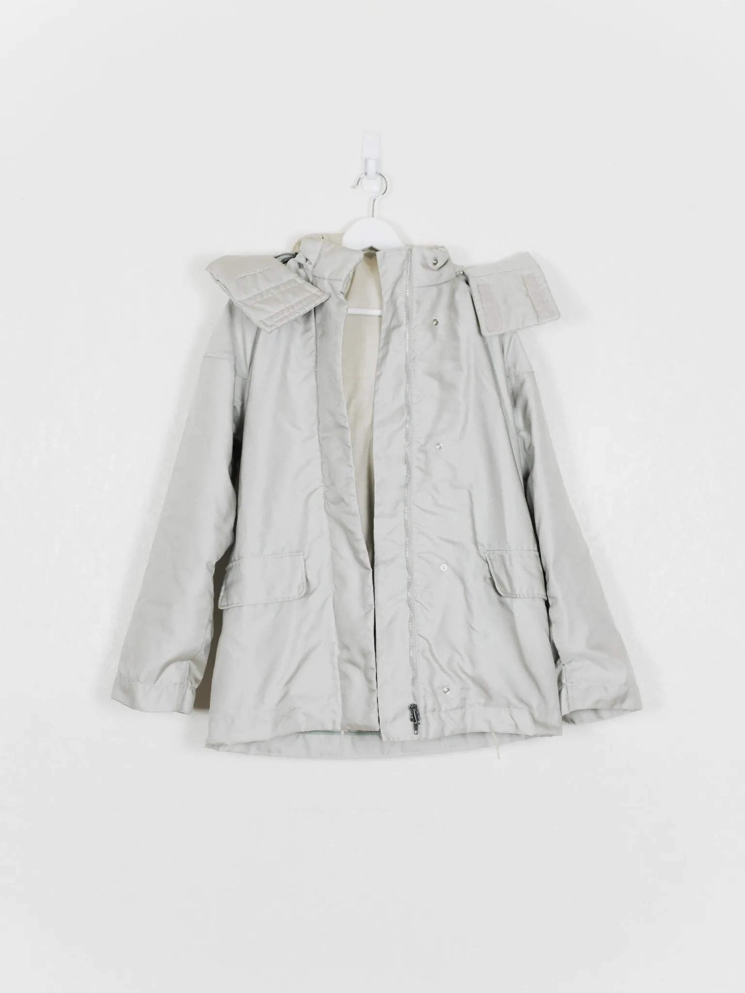 Helmut Lang AW99 Ballistic Nylon Eskimo Parka - Winter Jacket 1999 Cybernetic Collection