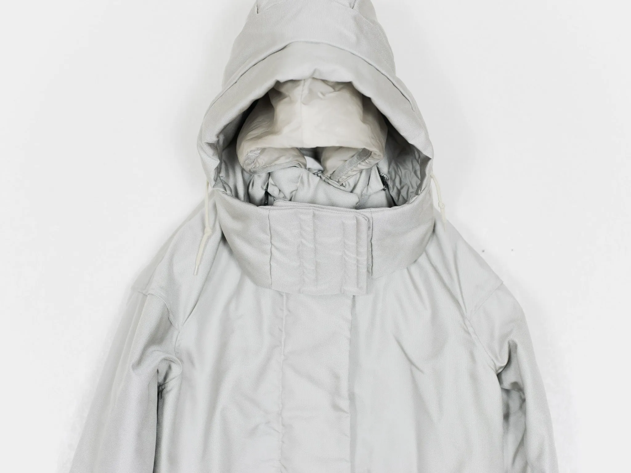 Helmut Lang AW99 Ballistic Nylon Eskimo Parka - Winter Jacket 1999 Cybernetic Collection