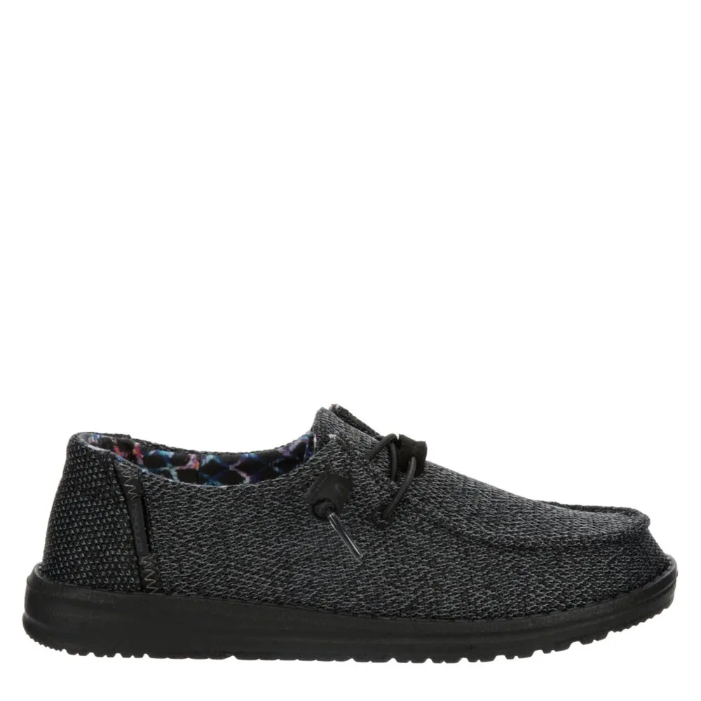 Womens Knit Slip On Sneaker