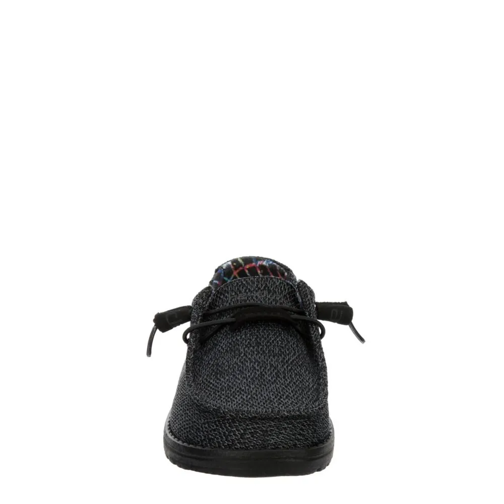 Womens Knit Slip On Sneaker