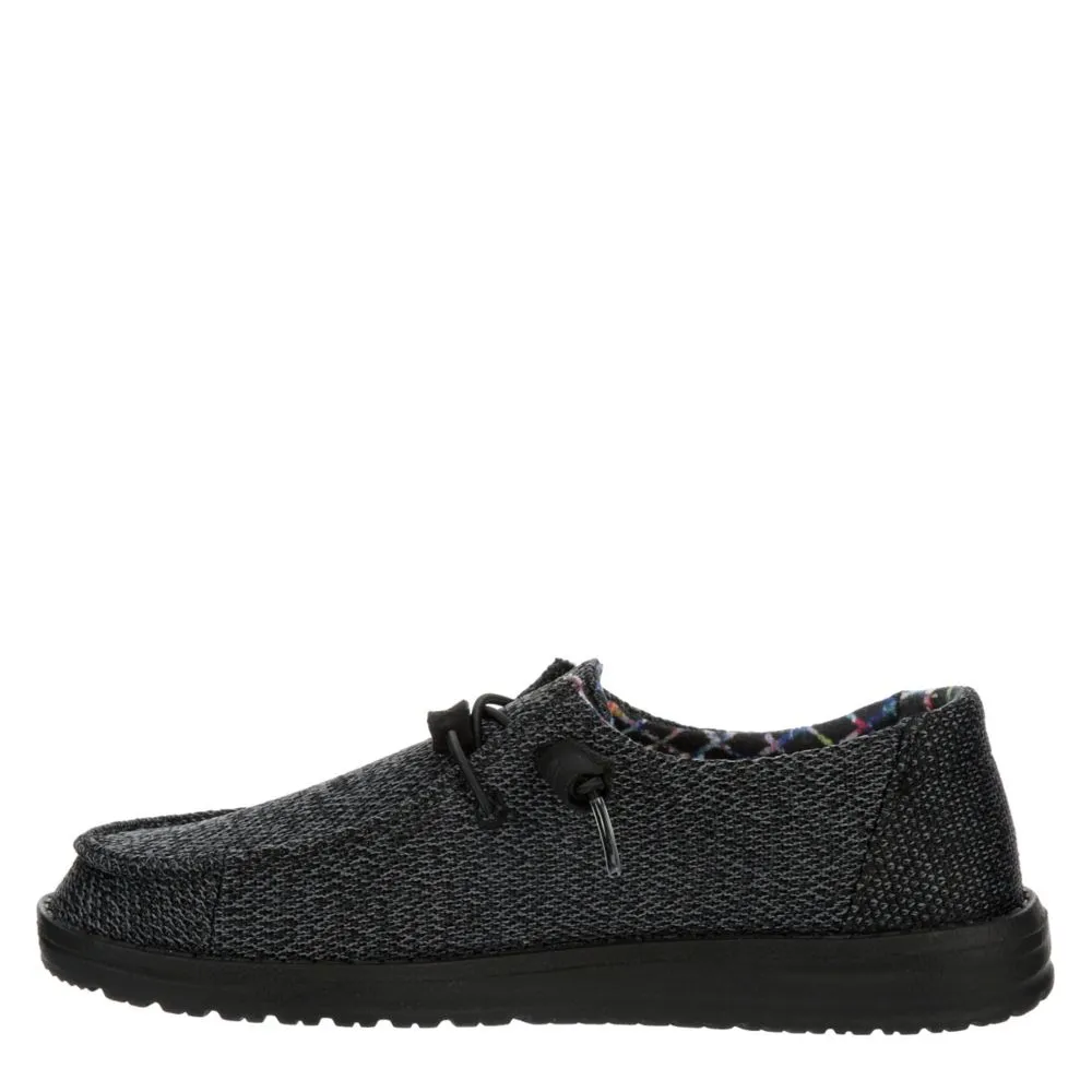 Womens Knit Slip On Sneaker