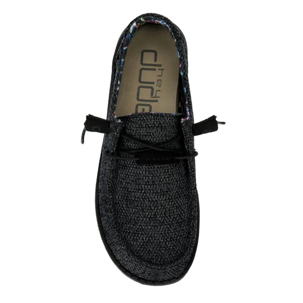 Womens Knit Slip On Sneaker