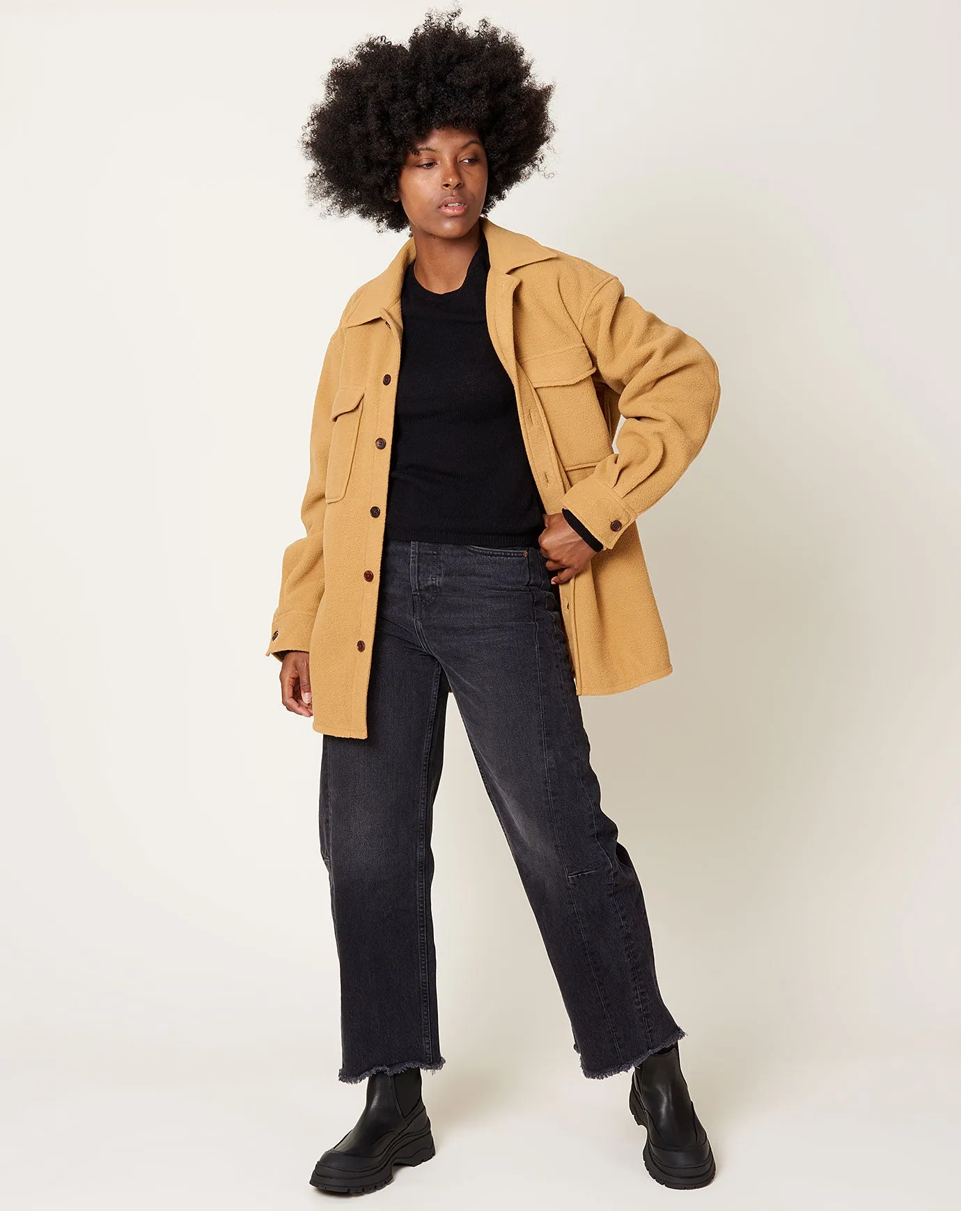 Honey Fleece Overshirt