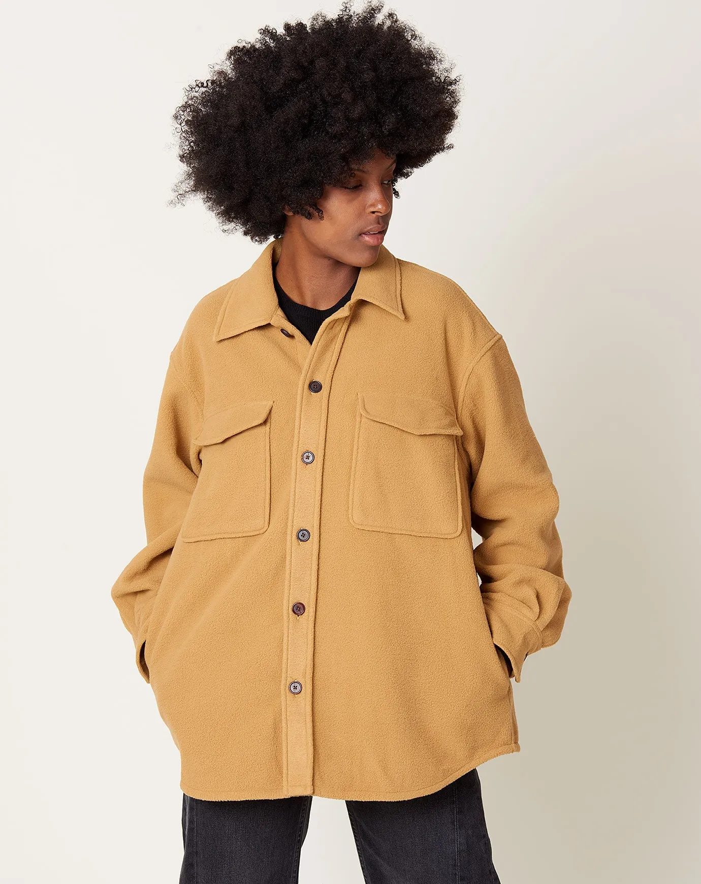 Honey Fleece Overshirt