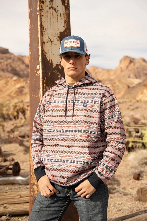 Navy Mesa Hoody for Men by Hooey