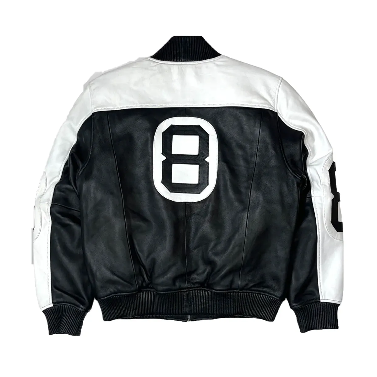 Hudson Outerwear Men's 8-Ball Jacket in Black and White (222-BLK/WHT)