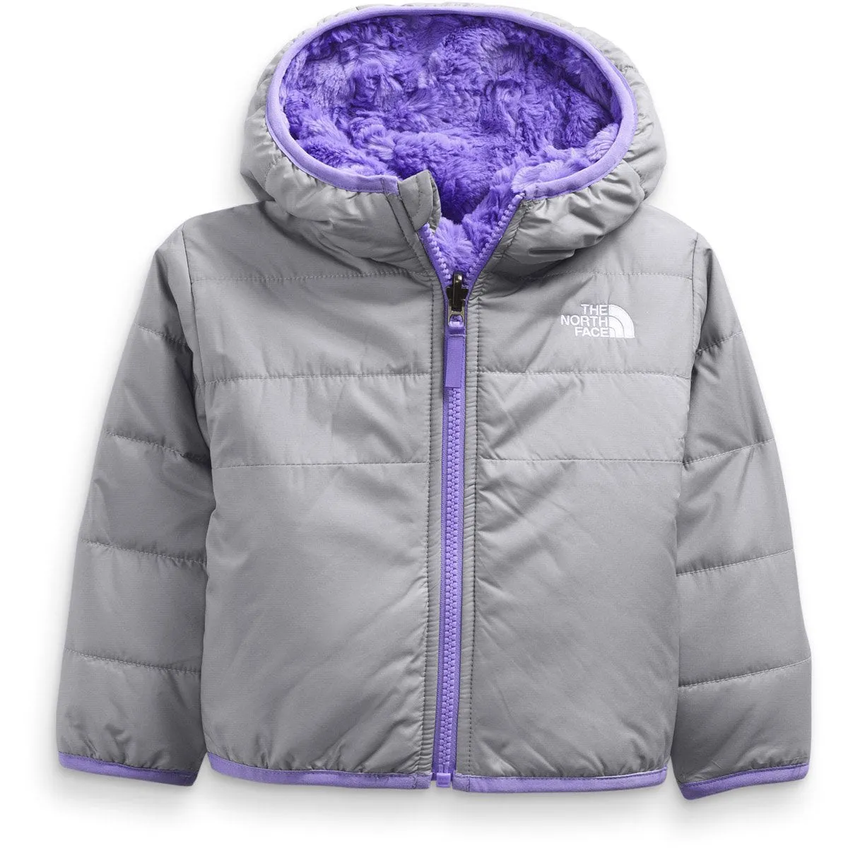 Infant Hooded Jacket with Reversible Mossbud Swirl - Full Zip