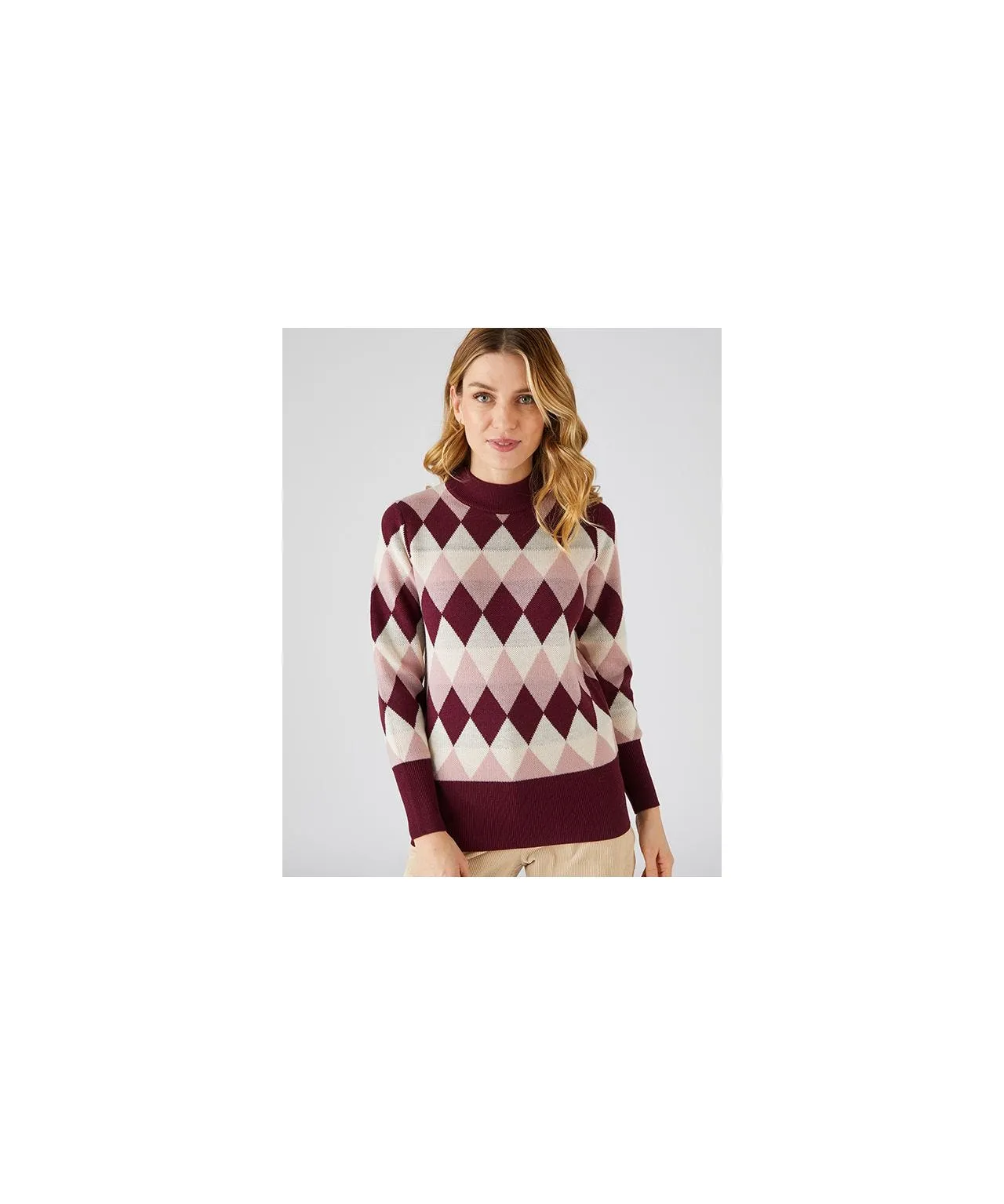 Intarsia Sweater Top