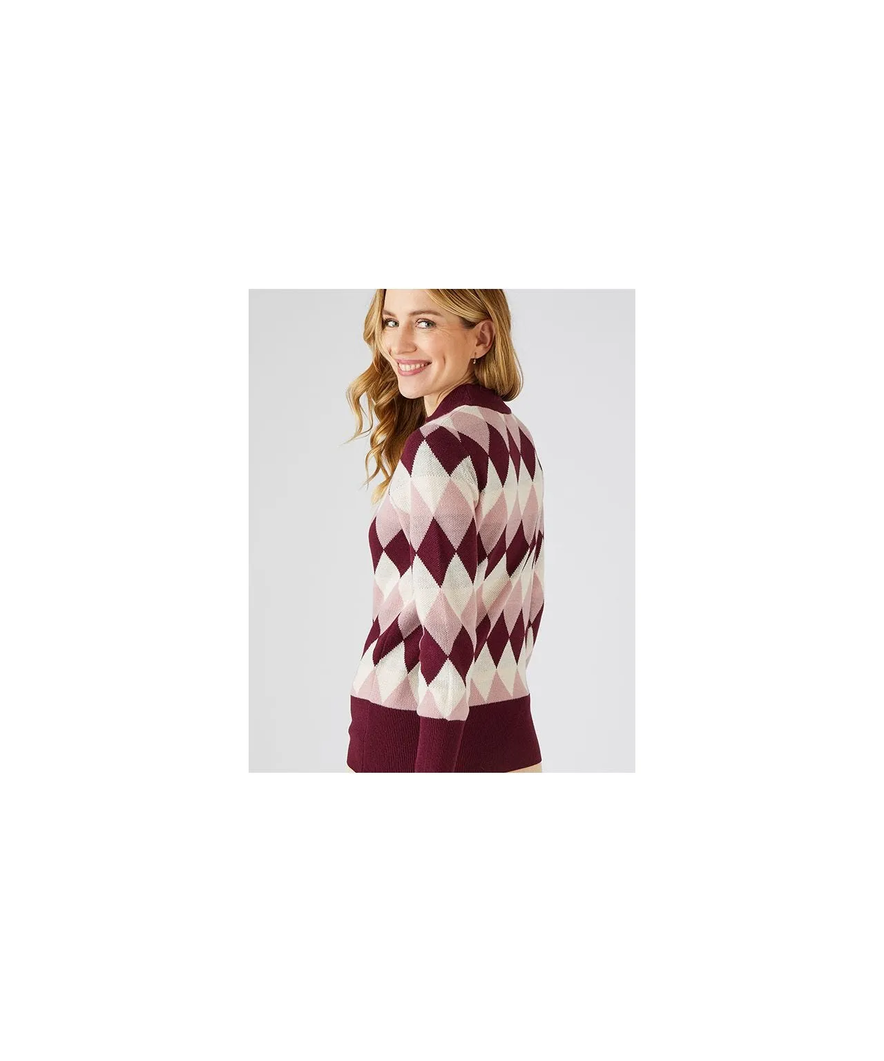 Intarsia Sweater Top