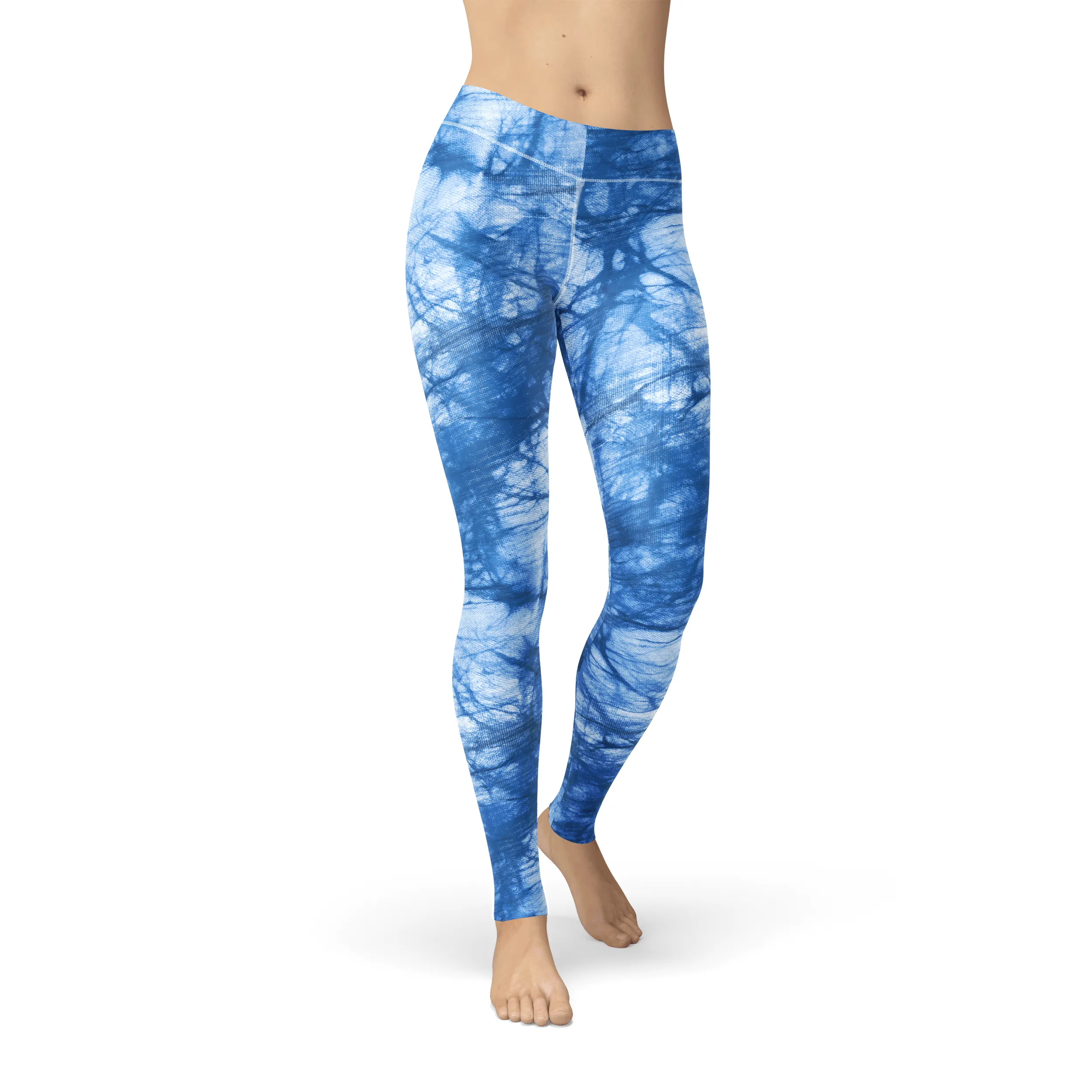 Jean Aqua Batik Leggings - Stylish Women's Bottoms