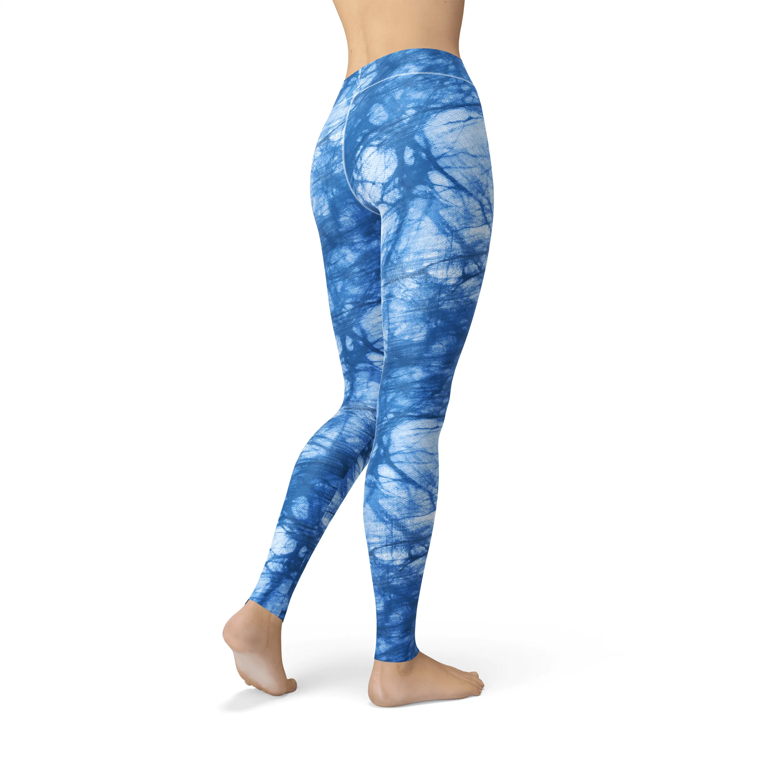 Jean Aqua Batik Leggings - Stylish Women's Bottoms