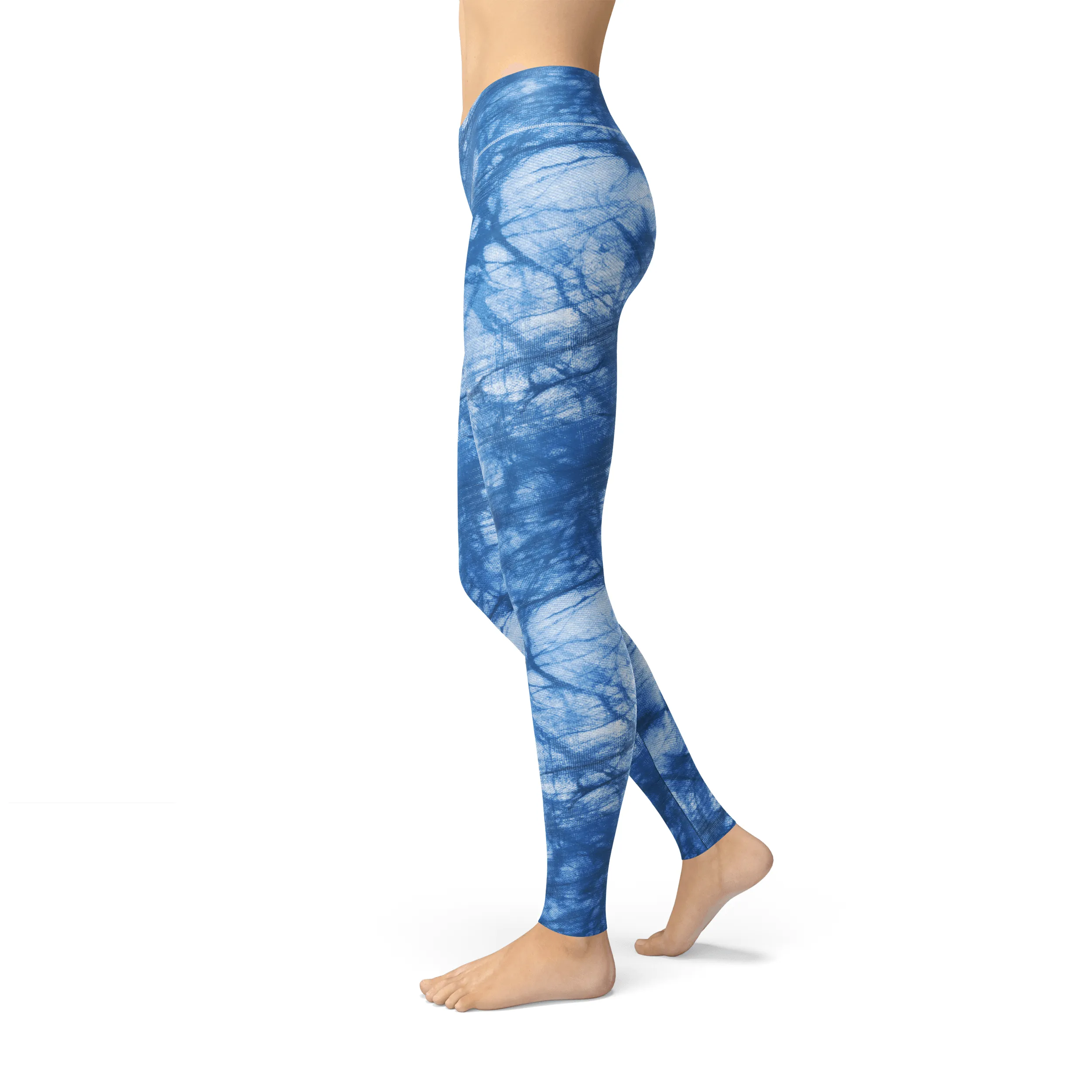 Jean Aqua Batik Leggings - Stylish Women's Bottoms