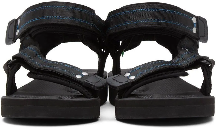 John Elliott Black Suicoke Edition Kipa-Cab Sandals