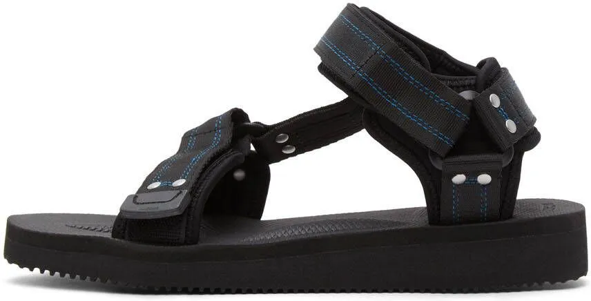 John Elliott Black Suicoke Edition Kipa-Cab Sandals