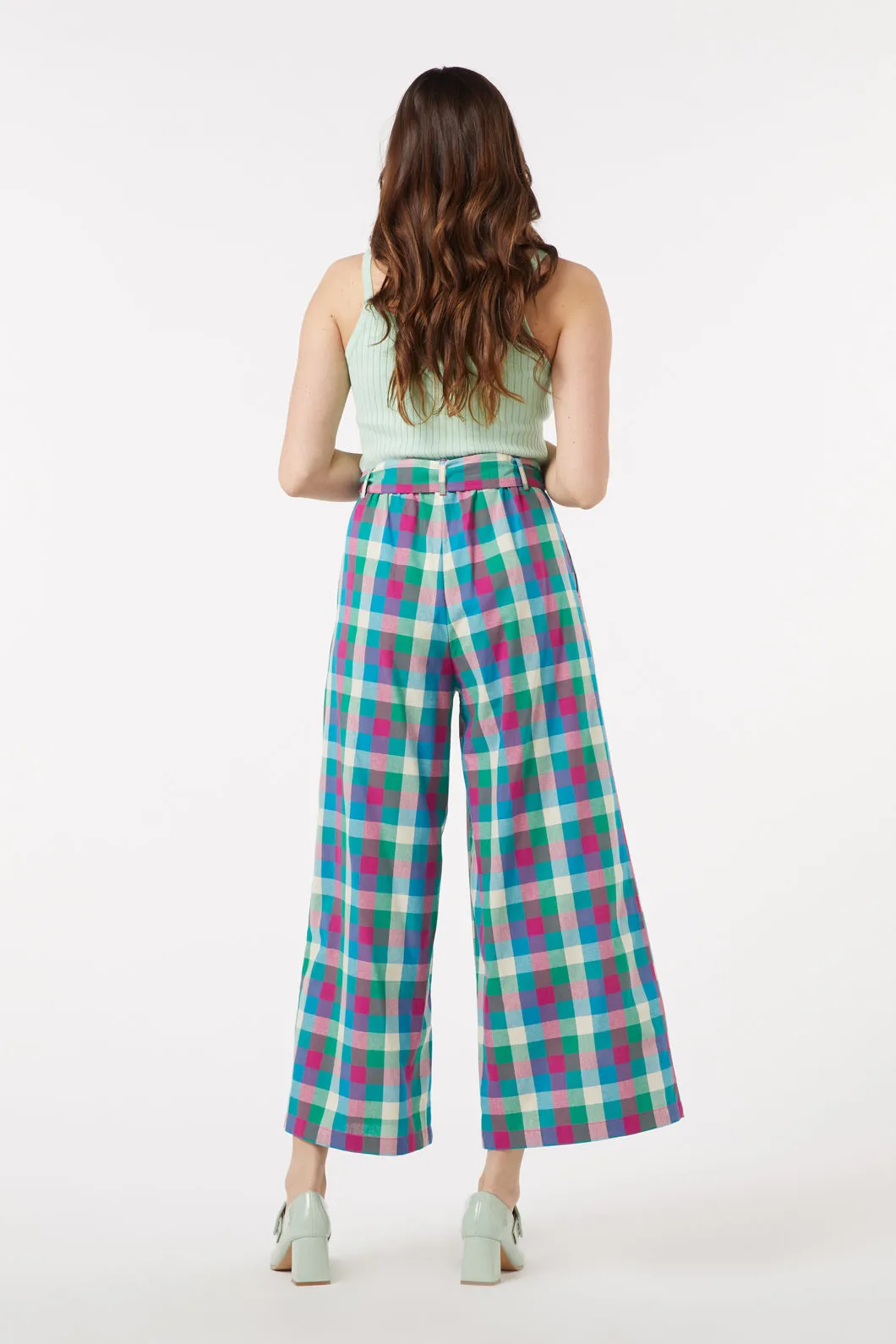 Karla Plaid Trouser