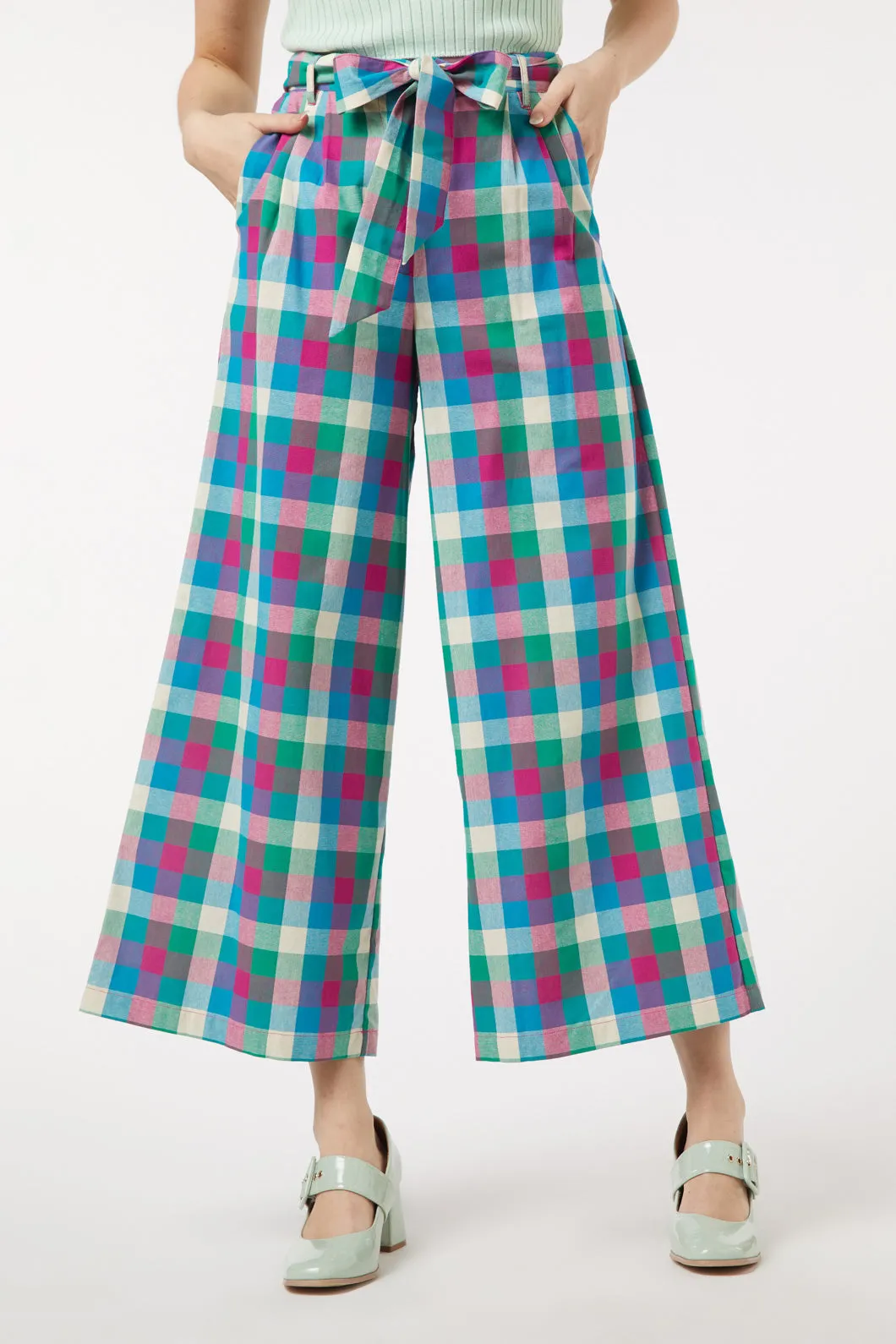 Karla Plaid Trouser