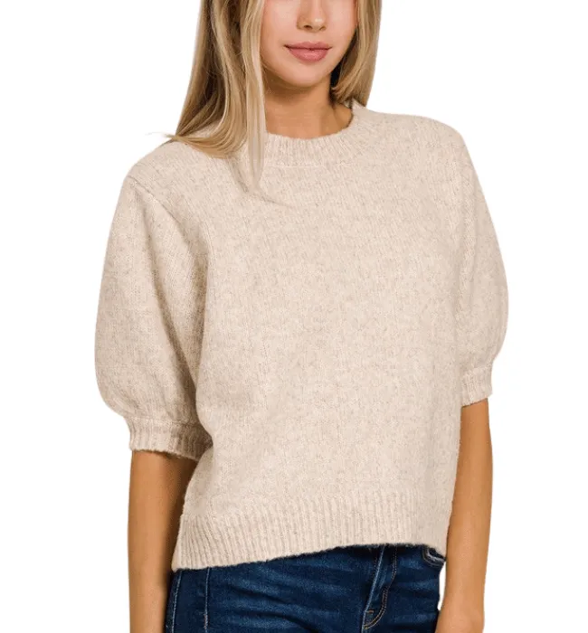 Laina Short Sleeve Sweater