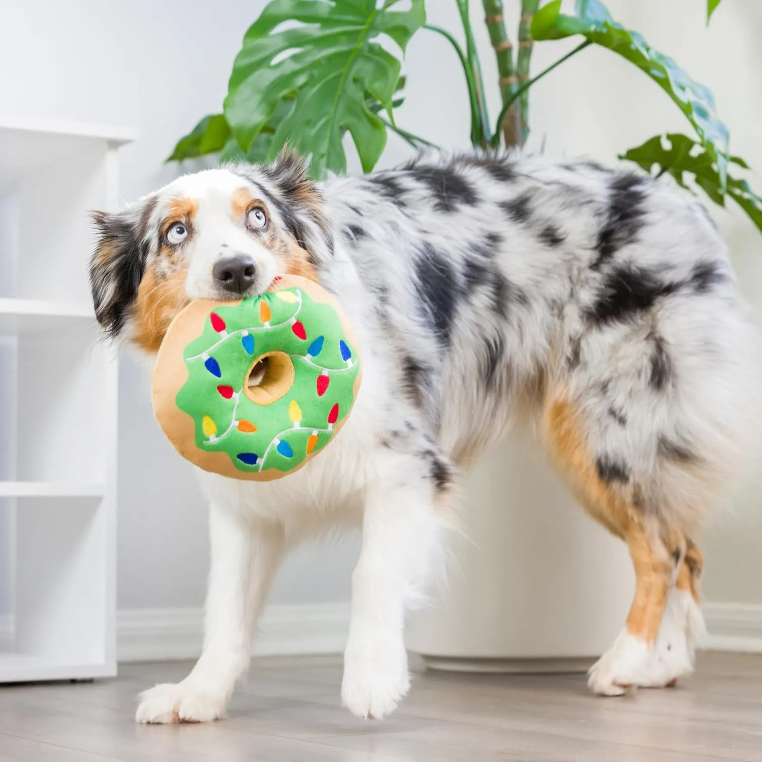 Large Donut Plush Dog Toy by Huxley & Kent