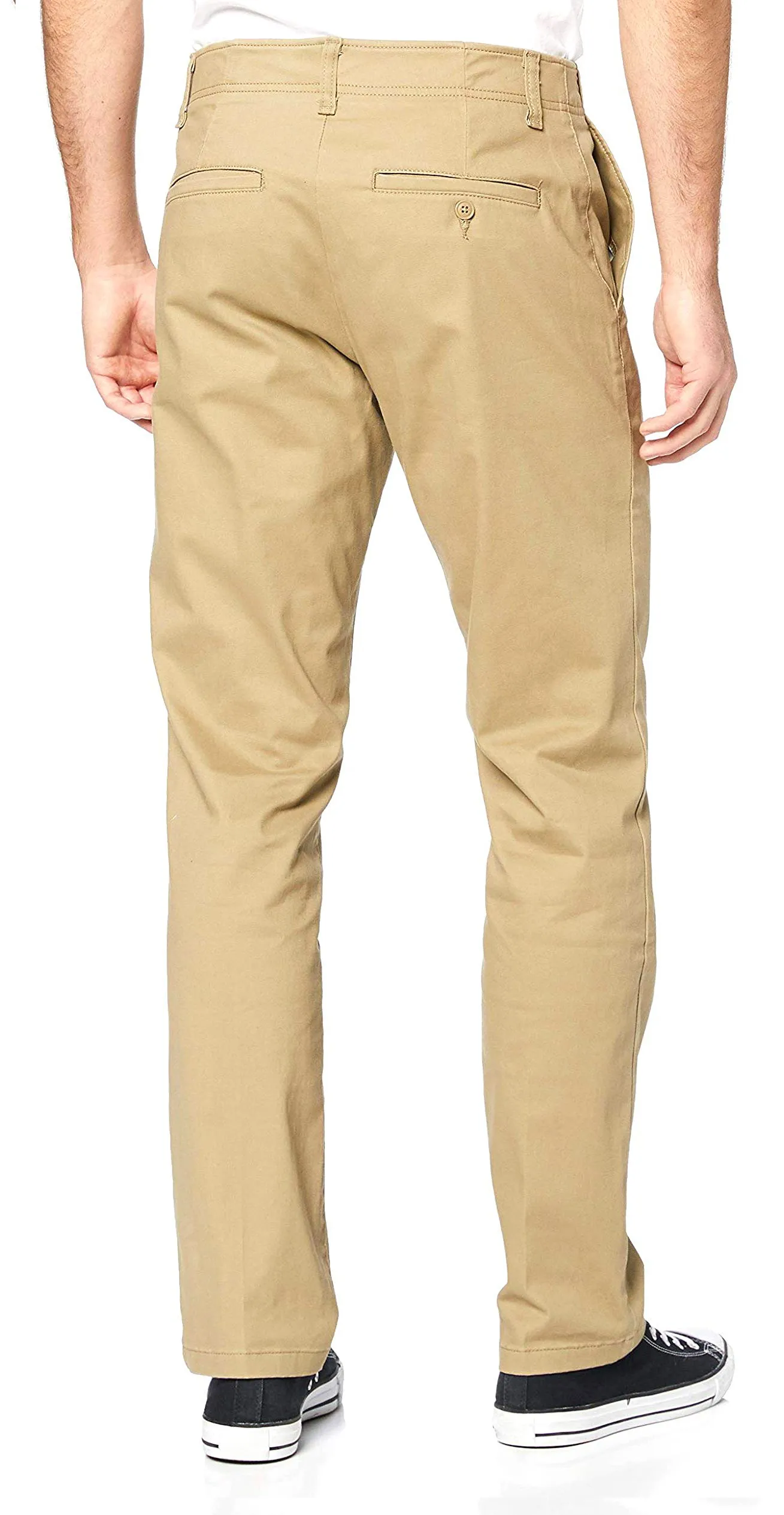 Lee Slim Stretch Chino Trousers Taupe