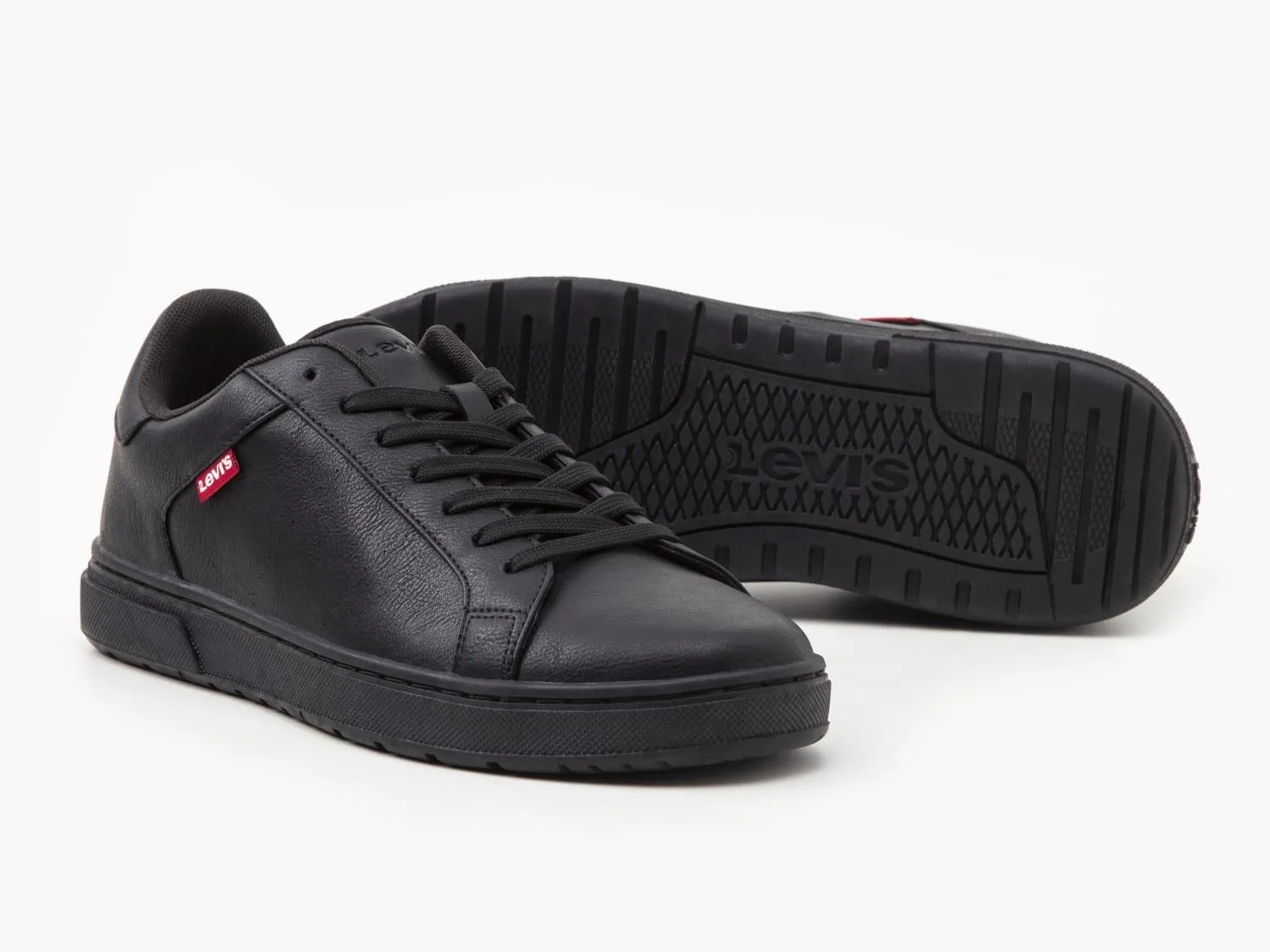 Levi's Piper Full Black Lace Sneaker Trainers