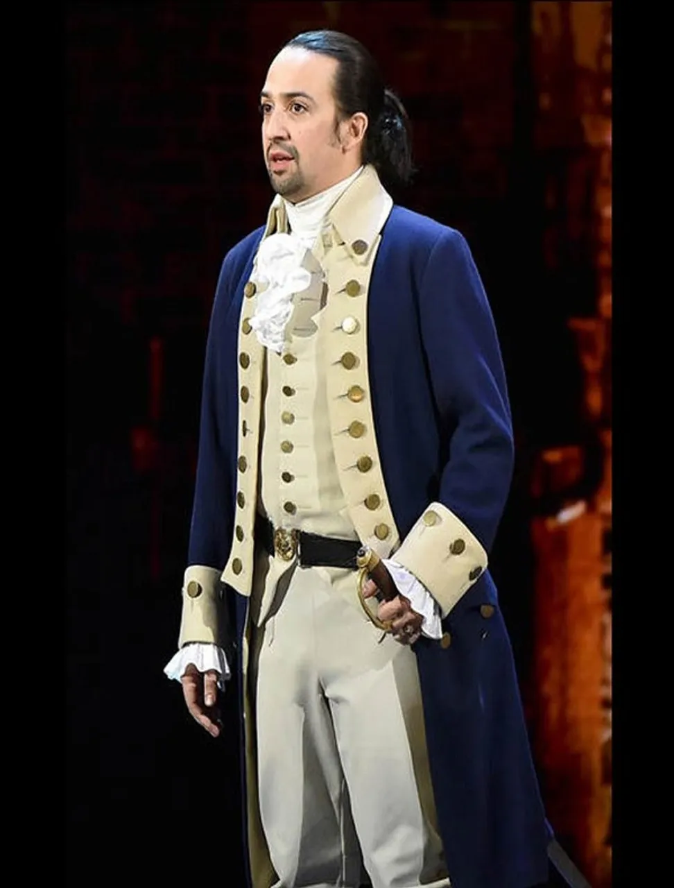 Lin-Manuel Miranda Hamilton Coat of Long Length