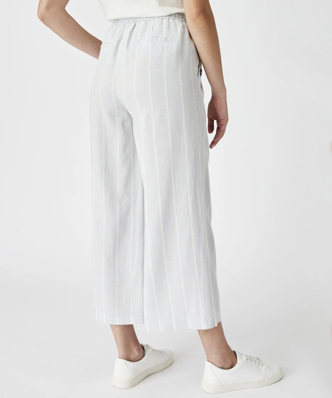 Linen Crop Trousers