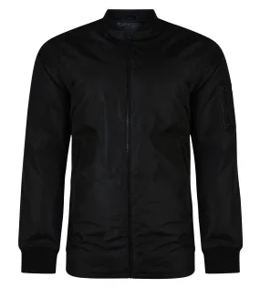 Long MA1 Bomber Jacket Black