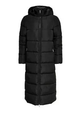 Longline Hooded Quilted Coat - Grattan.