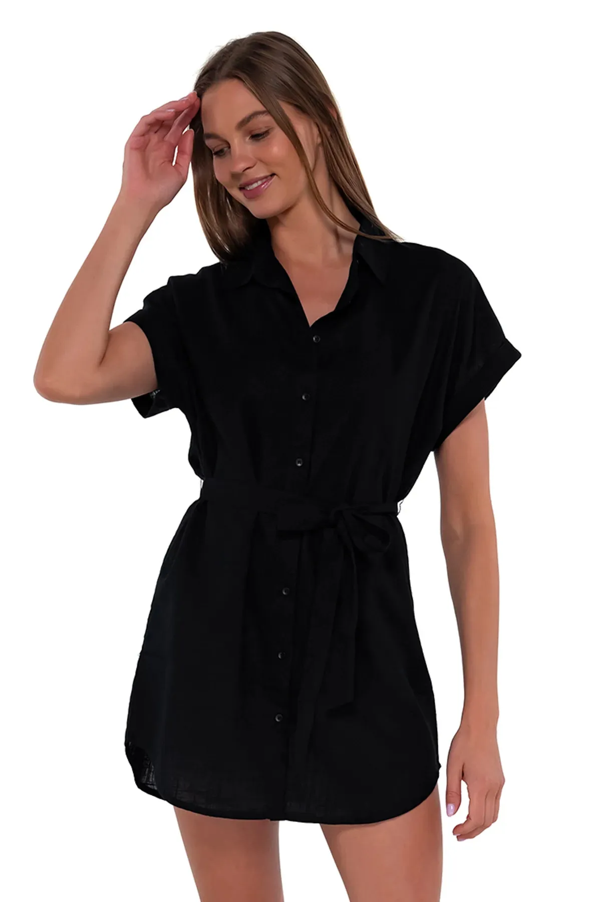 Lucia Chic Short Sleeve Mini Dress