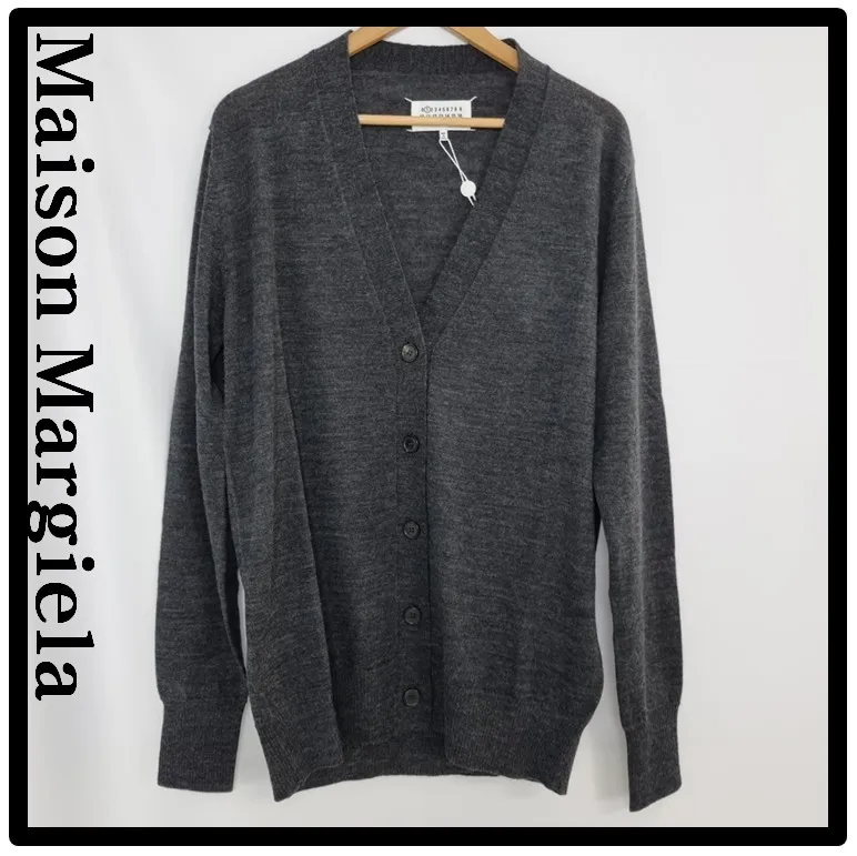 Maison Margiela Casual Style Street Logo Cardigans