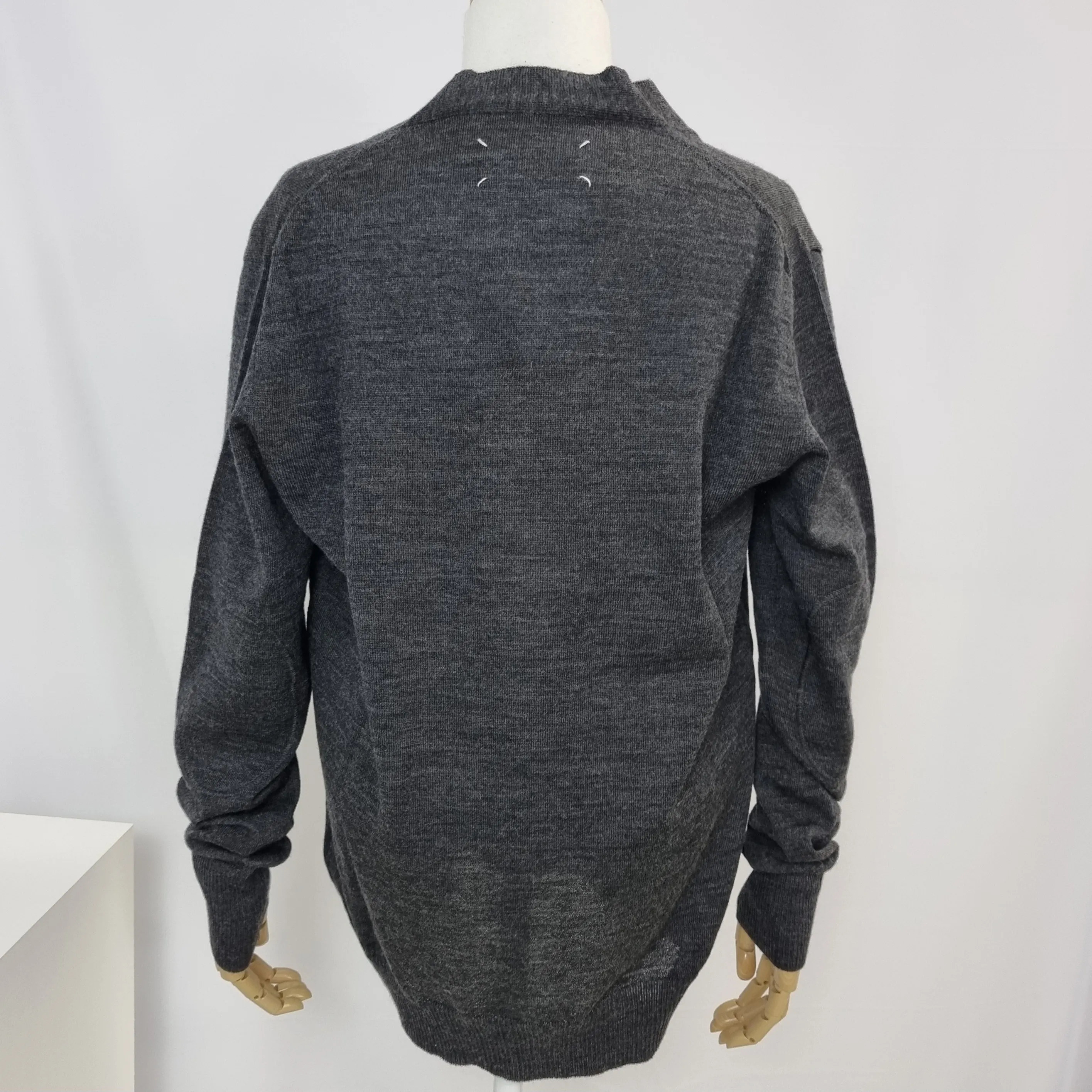 Maison Margiela Casual Style Street Logo Cardigans