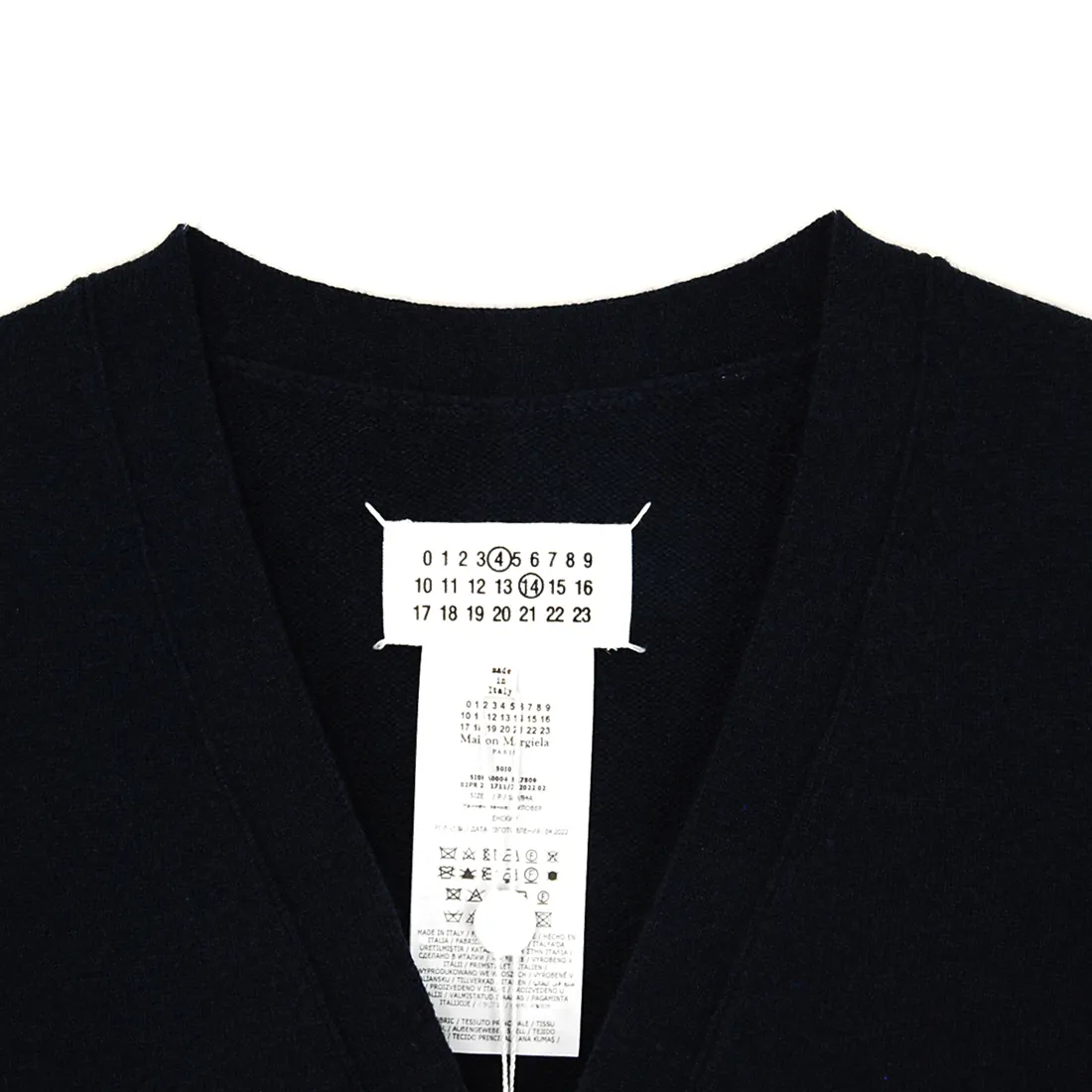 Maison Margiela Unisex Long Sleeves Logo Cardigans